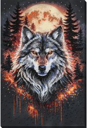 Main Bead Embroidery Kit Alpha Wolf