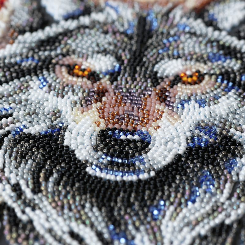 Main Bead Embroidery Kit Alpha Wolf