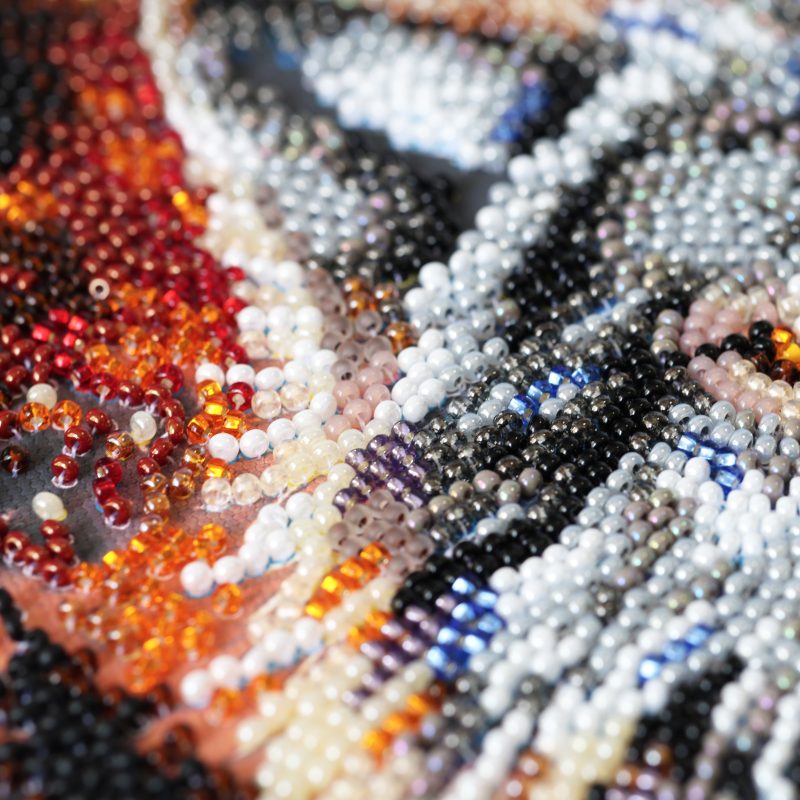 Main Bead Embroidery Kit Alpha Wolf