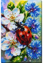 Main Bead Embroidery Kit Among Cornflowers