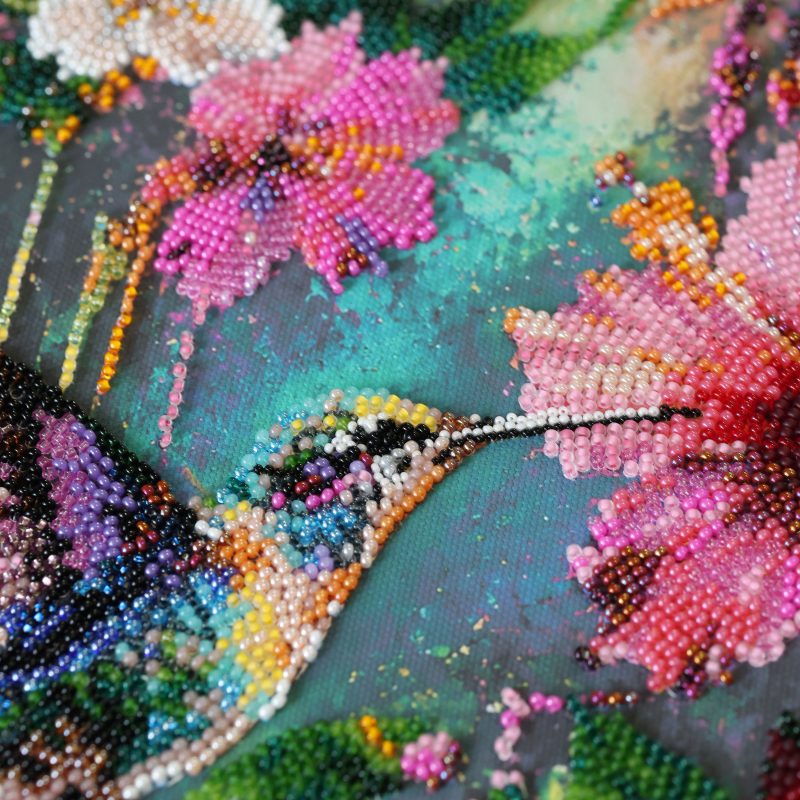 Main Bead Embroidery Kit Tropical Guest