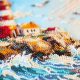 Main Bead Embroidery Kit Lighthouse Above the Waves