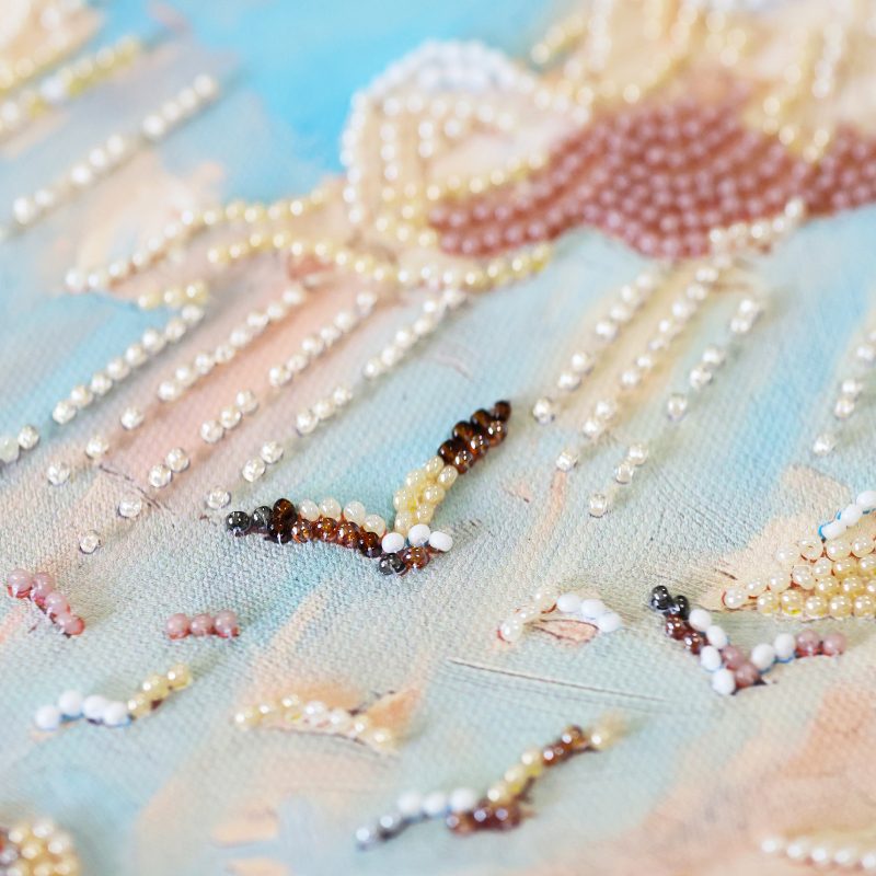 Main Bead Embroidery Kit Lighthouse Above the Waves