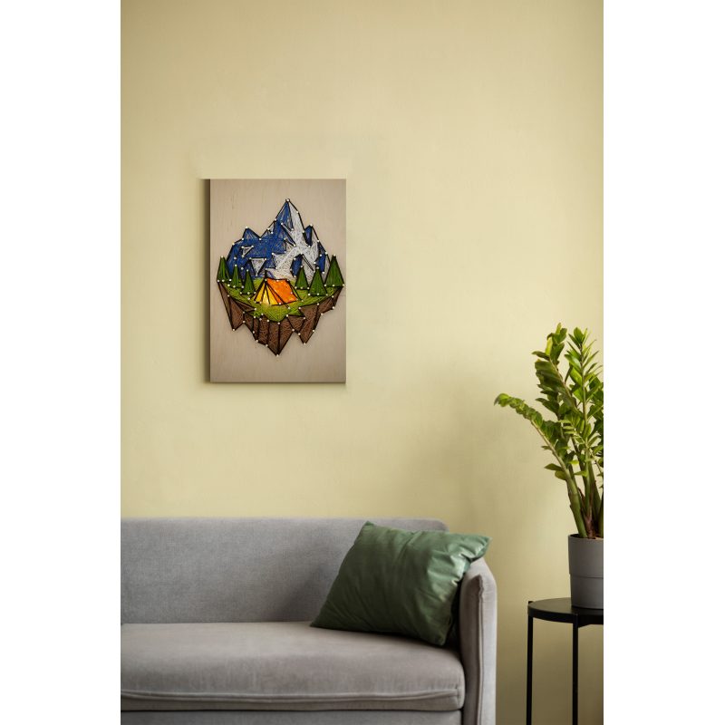 Creative Kit/String Art Аt the foot of the mountain