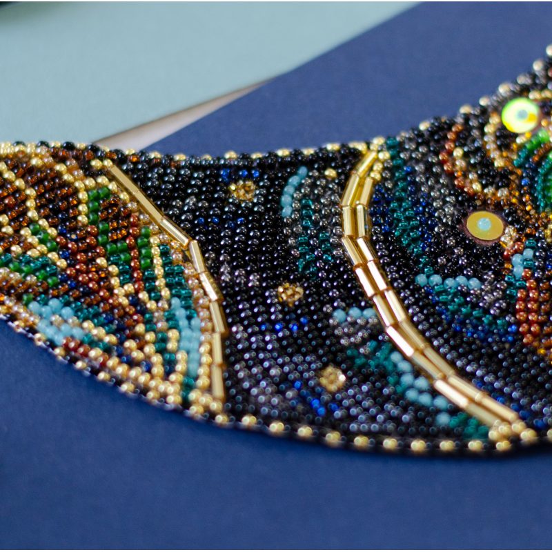Main Bead Embroidery Kit Emerald Talisman