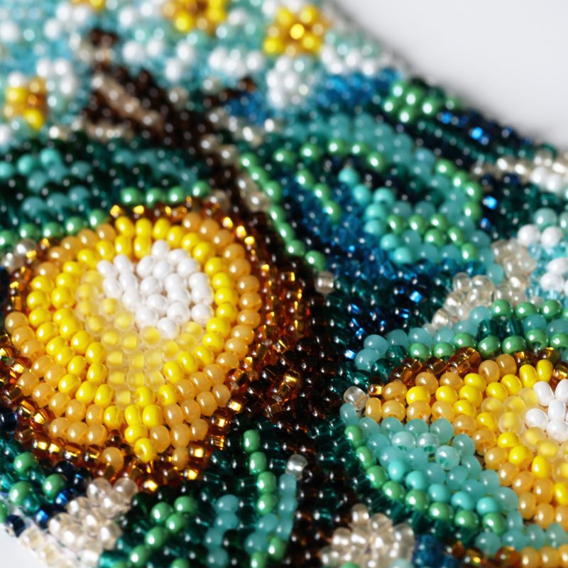Main Bead Embroidery Kit Collar “Citrus Tenderness”