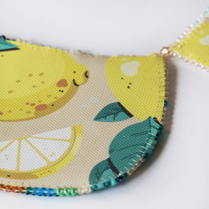 Main Bead Embroidery Kit Collar “Citrus Tenderness”