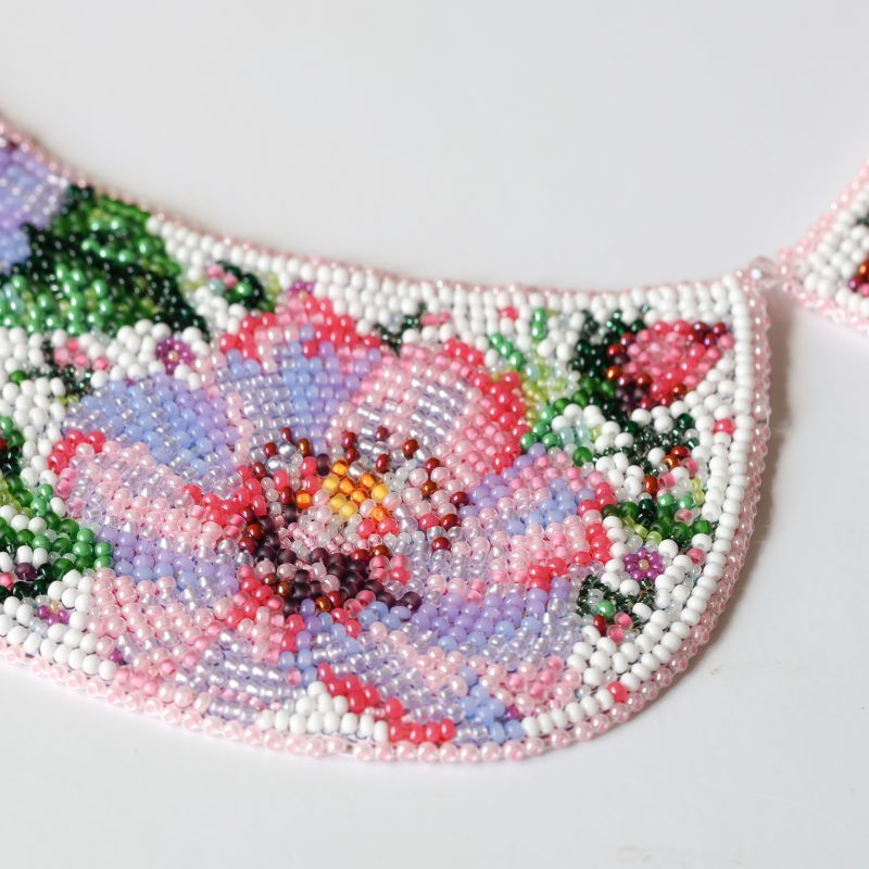 Main Bead Embroidery Kit Collar "Rose Veil"