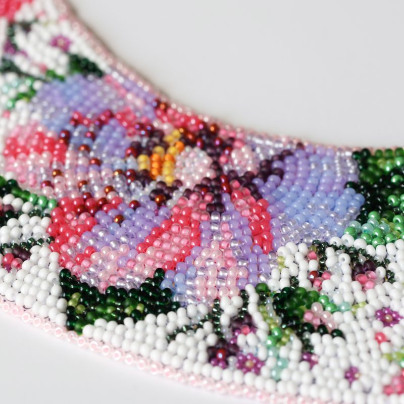 Main Bead Embroidery Kit Collar "Rose Veil"