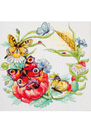 Cross-stitch kits Summer wreath