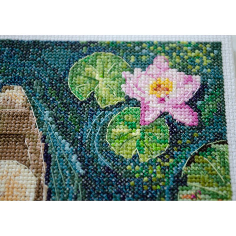 Cross-stitch kits One in a canoe