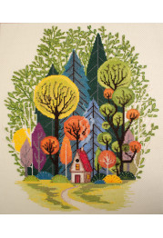Cross-stitch kits Cozy in the forest