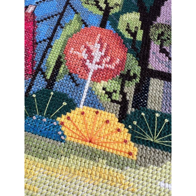 Cross-stitch kits Cozy in the forest