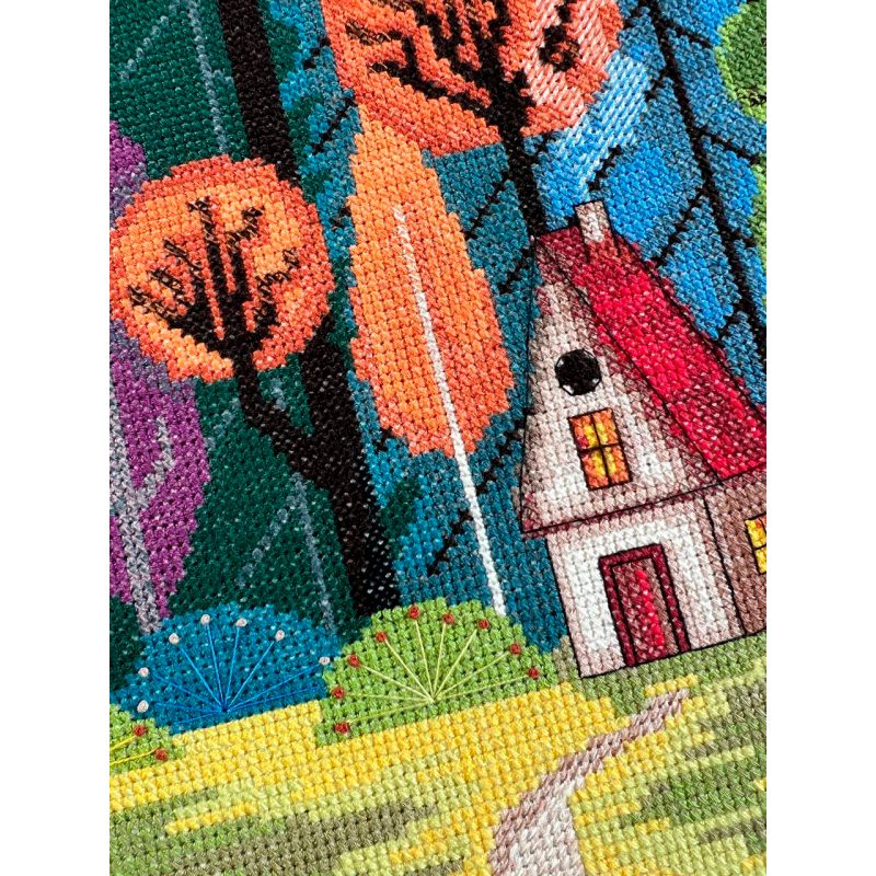 Cross-stitch kits Cozy in the forest