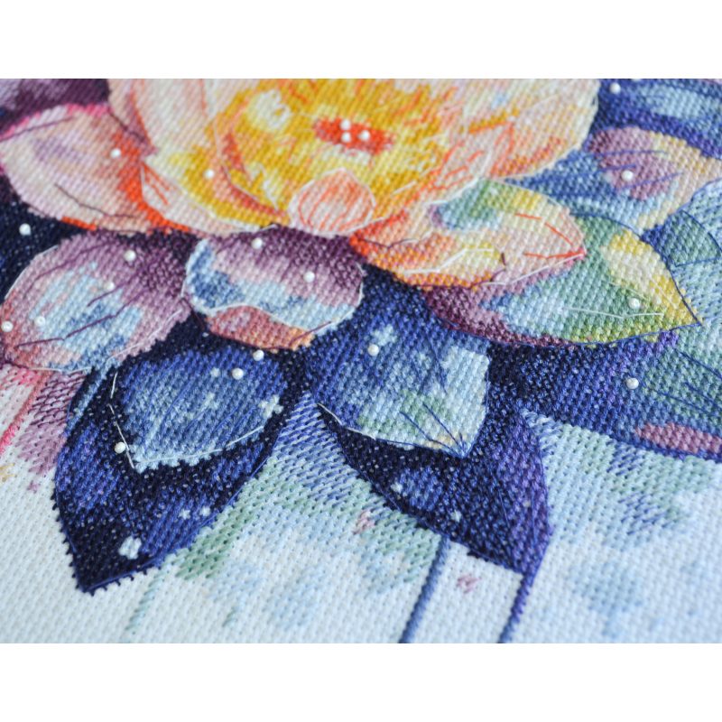 Cross-stitch kits Shining lotus