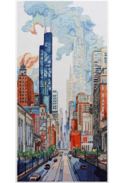Cross-stitch kits Big city life