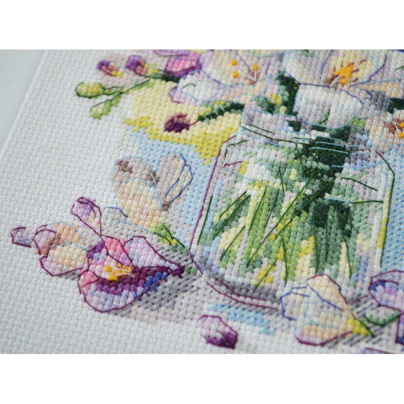 Cross-stitch kits The first bouquet