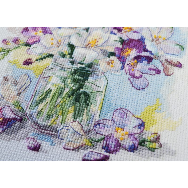 Cross-stitch kits The first bouquet