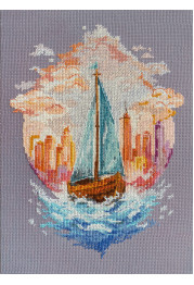 Cross-stitch kits On the waves of adventure