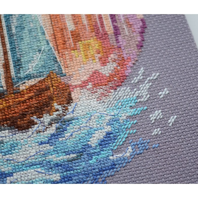 Cross-stitch kits On the waves of adventure