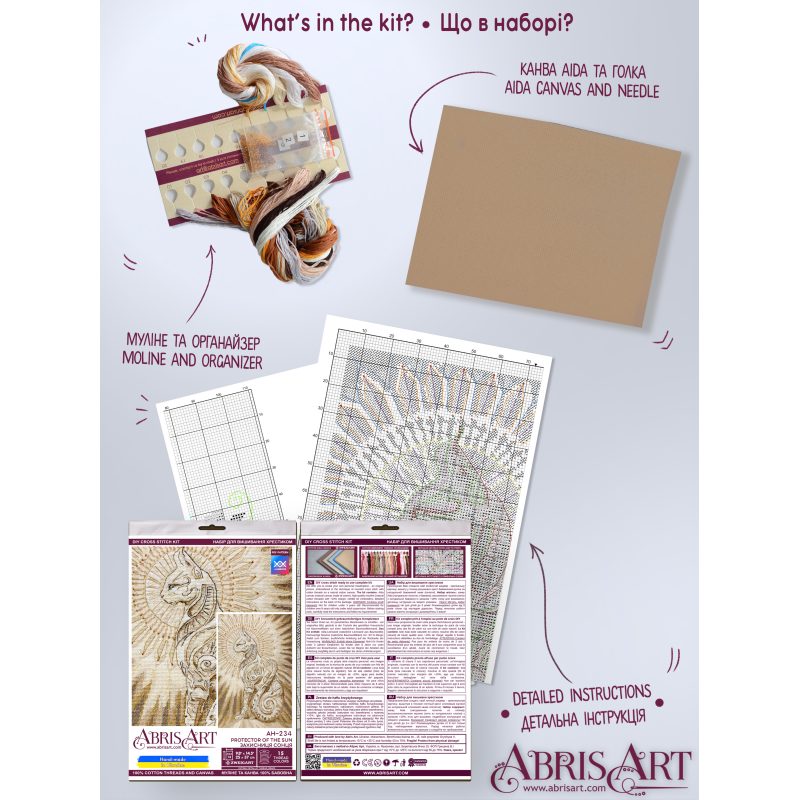 Cross-stitch kits Protector of the Sun