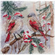 Cross-stitch kits Chittering about winter