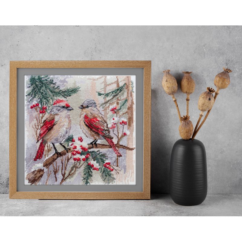 Cross-stitch kits Chittering about winter