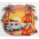 Cross-stitch kits Beach adventures