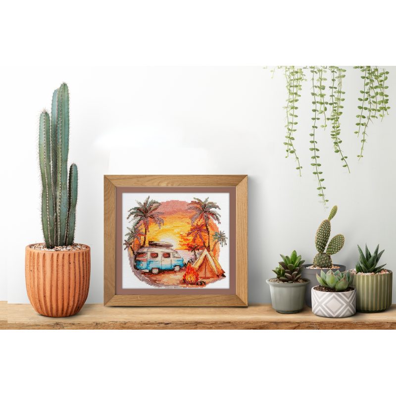 Cross-stitch kits Beach adventures