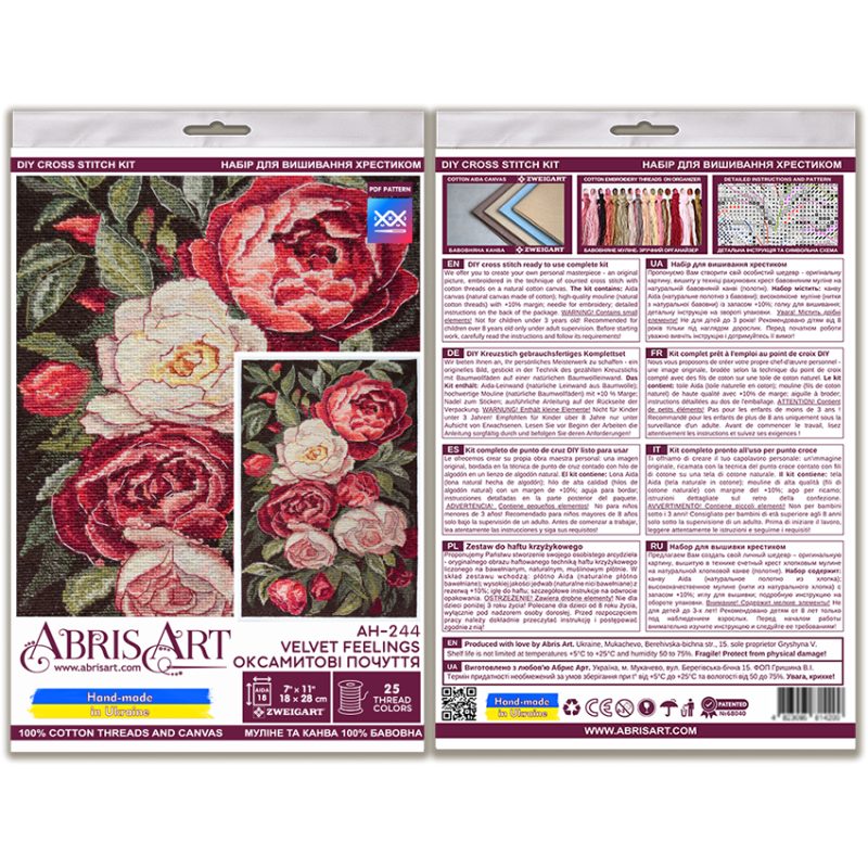 Cross-stitch kits Velvet feelings