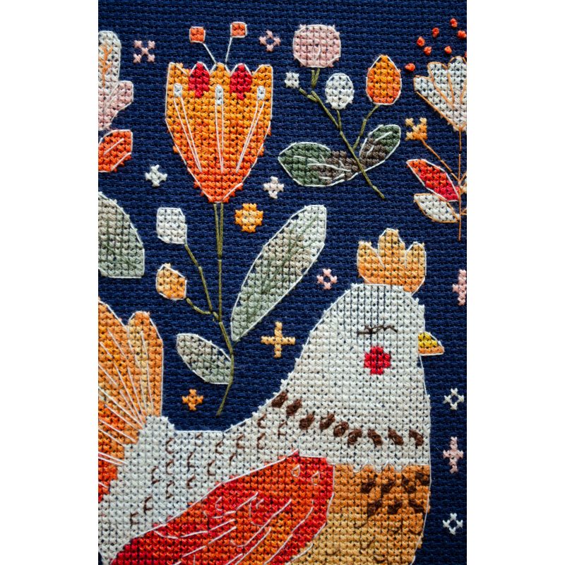 Cross-stitch kits Best hen friends