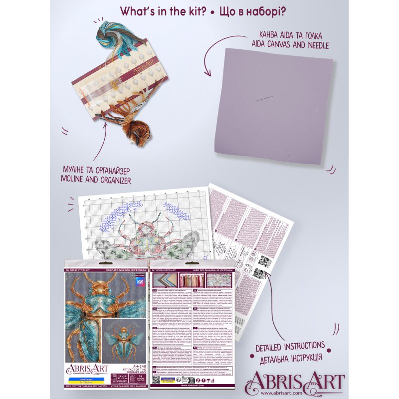 Cross-stitch kits Artifact of time