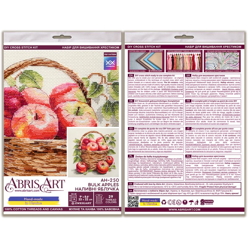 Cross-stitch kits Bulk apples