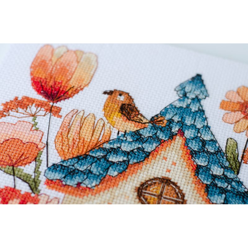 Cross-stitch kits Sing for us, little bird!