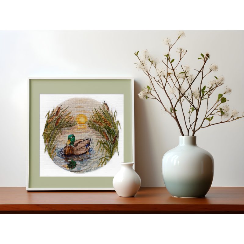 Cross-stitch kits Evening swim