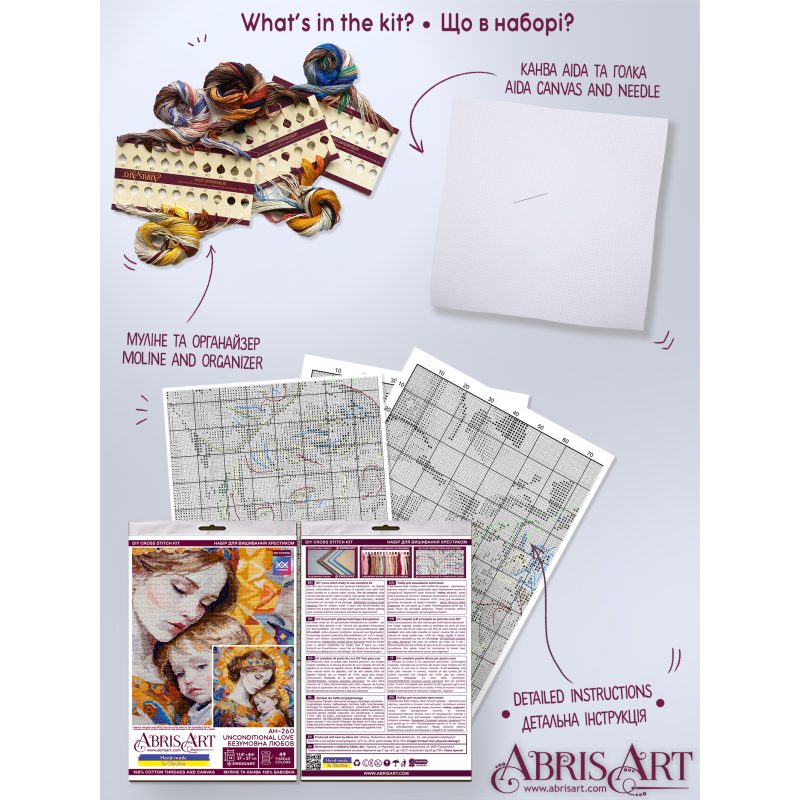 Cross-stitch kits Unconditional Love