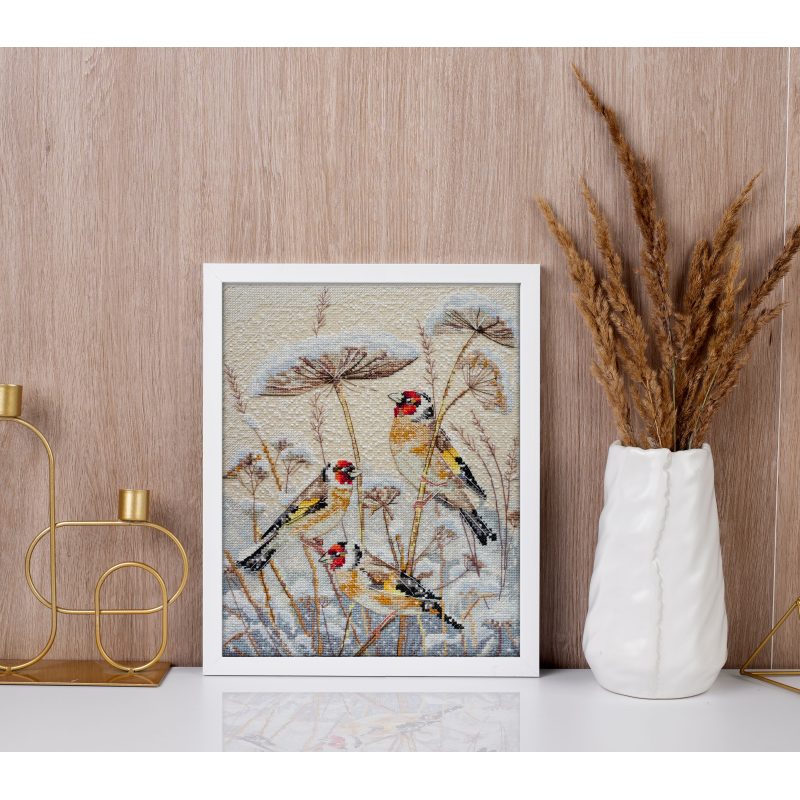 Cross-stitch kits A quiet blizzard
