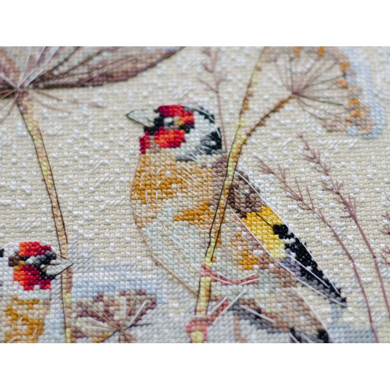 Cross-stitch kits A quiet blizzard