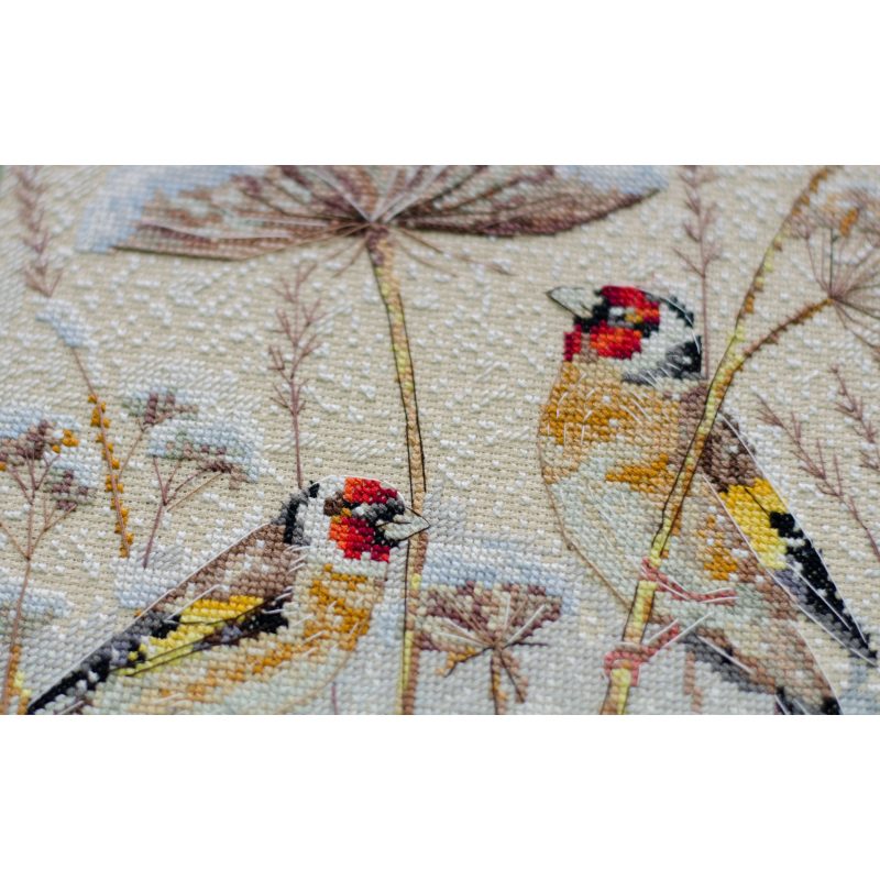 Cross-stitch kits A quiet blizzard