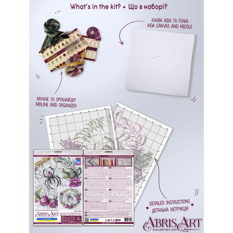 Cross-stitch kits Lace of the Invisible World
