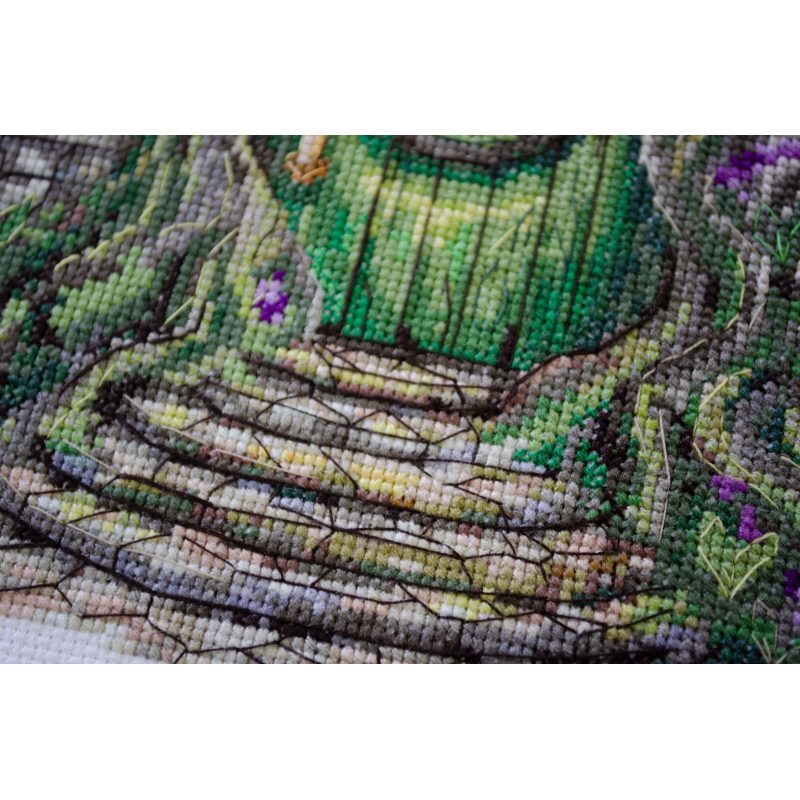 Cross-stitch kits Where the elves live