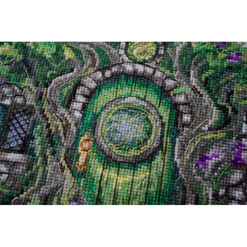 Cross-stitch kits Where the elves live