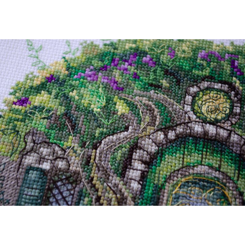 Cross-stitch kits Where the elves live