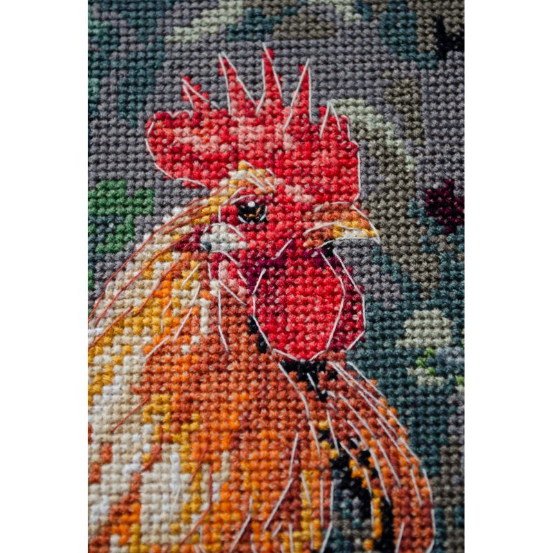 Cross-stitch kits The Rooster in the Yard