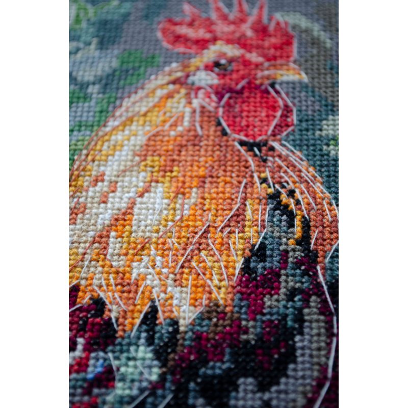 Cross-stitch kits The Rooster in the Yard