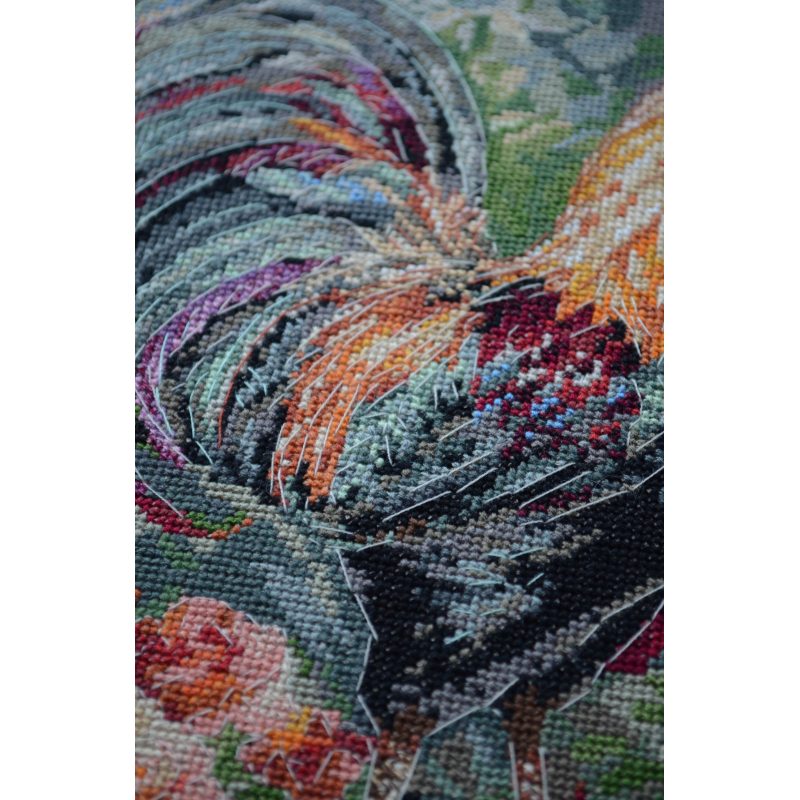 Cross-stitch kits The Rooster in the Yard