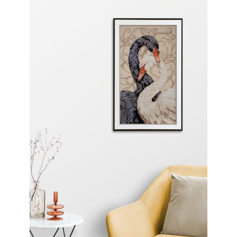 Cross-stitch kits Swans of love