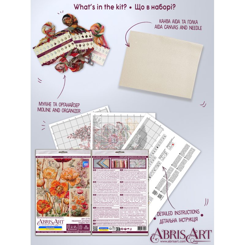 Cross-stitch kits Meadow`s Whisper