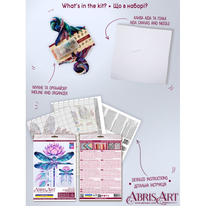 Cross-stitch kits Summer muse