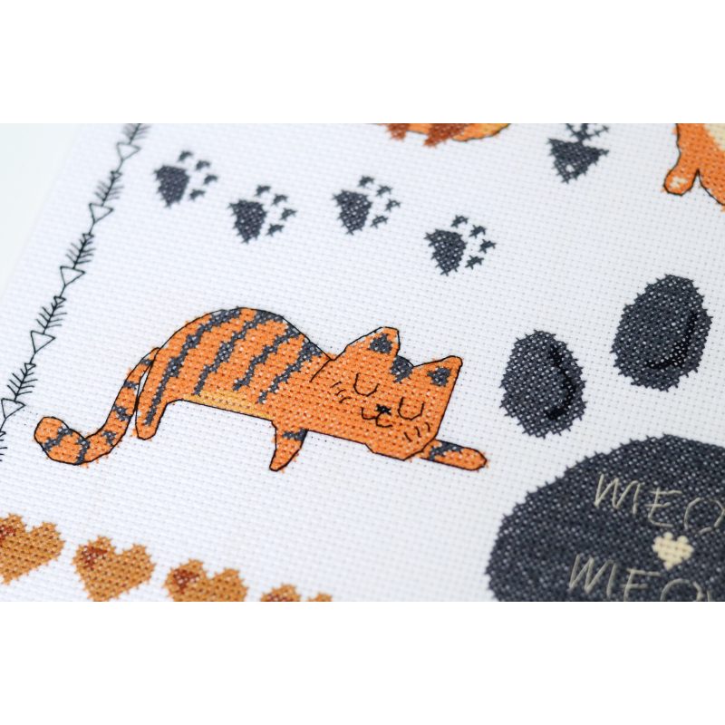 Cross-stitch kits Meow-meow